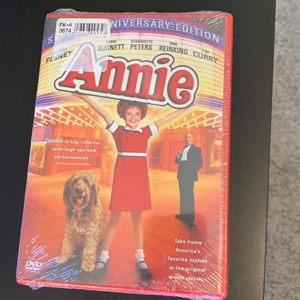 New Anniversary Edition Annie Movie DVD